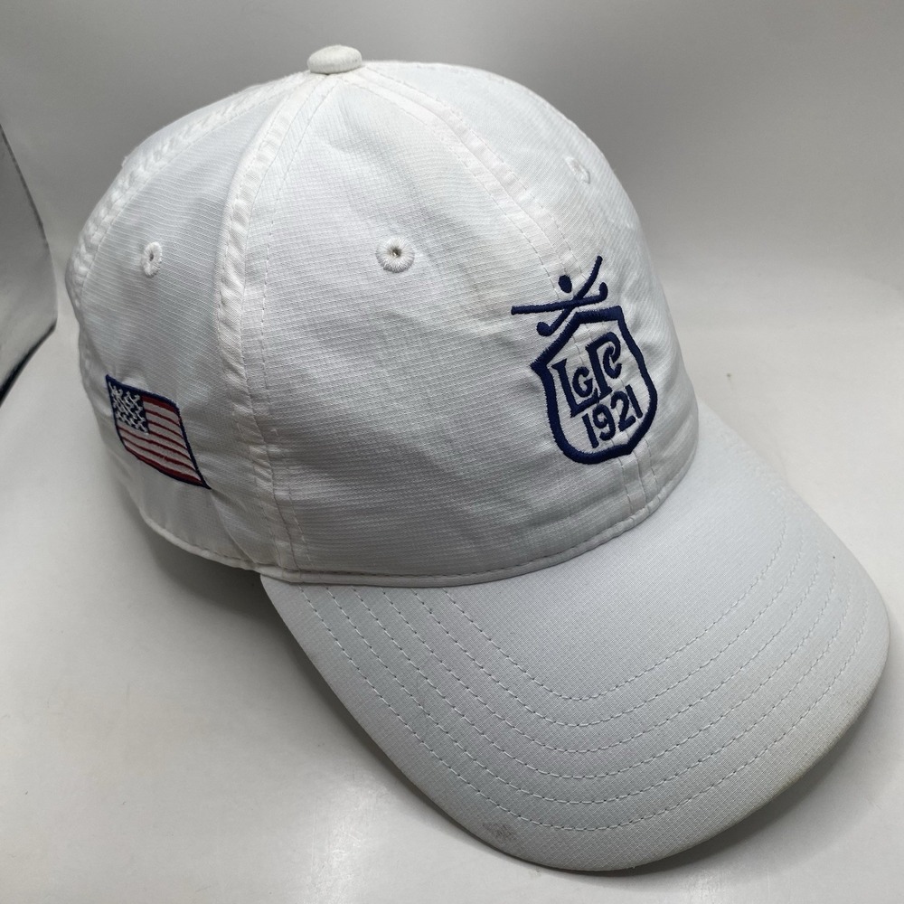 Lawrence Park Golf Club Course Hat Strapback Adjustable White Drifit Cleaned